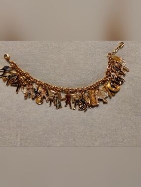 Vintage Bradford Exchange Ultimate ELVIS Charm Bracelet - Women's Jewelry